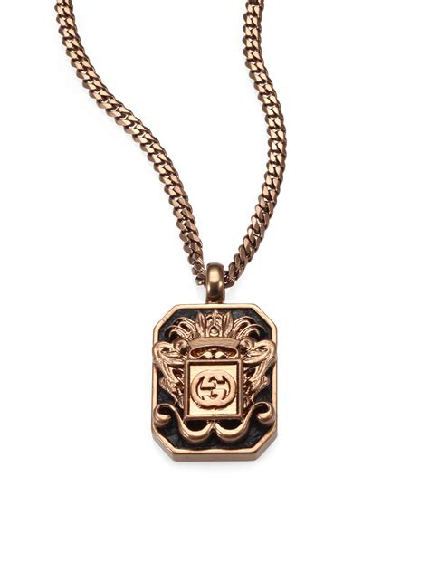 mens gucci jewellery uk|gucci gold necklace men's.